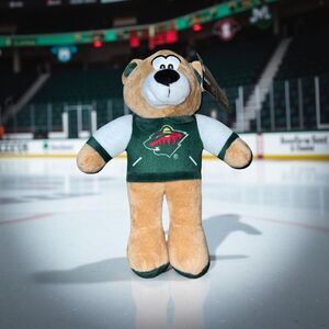 NWT NHL MN Wild Hockey Bear Jersey by Good Stuff